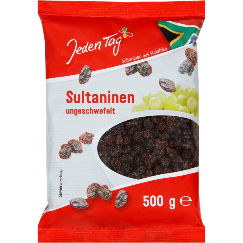 Jeden Tag Sultaninen Rosinen 500 g