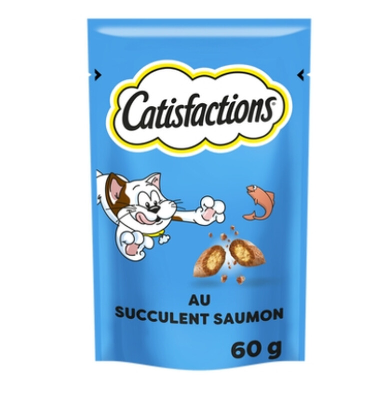 Catisfactions friandises au pour chat et chaton 60g