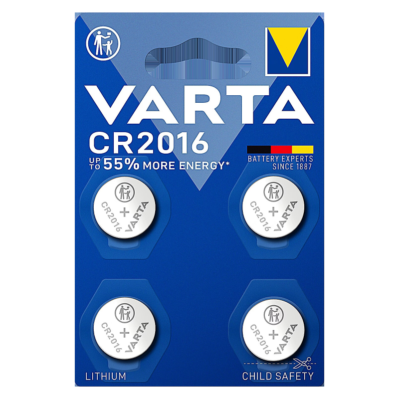 Varta Pile Lithium Cr2016 X 4
