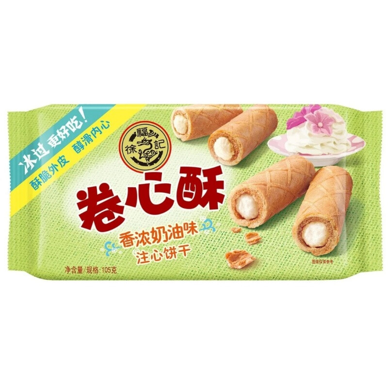 HSUFUCHI Roll Cookie Cream 105g
