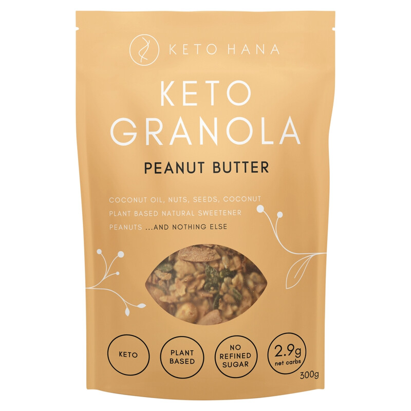 Keto Hana Peanut Butter Keto Granola 300G
