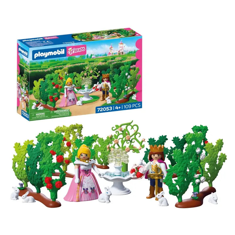 PLAYMOBIL Playmobil Prinzessin: Königliches Labyrinth mit Prinz & Prinzessin - Variables Kreativspielzeug ab 4 Jahren für fantasievolle Abenteuer