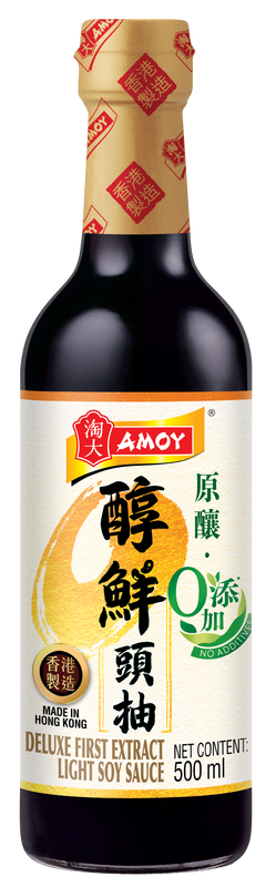 Amoy Deluxe First Extract Soy Sauce 500Ml