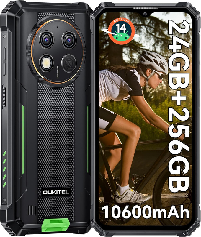 G1 (6+256) Green Rugged Smartphone