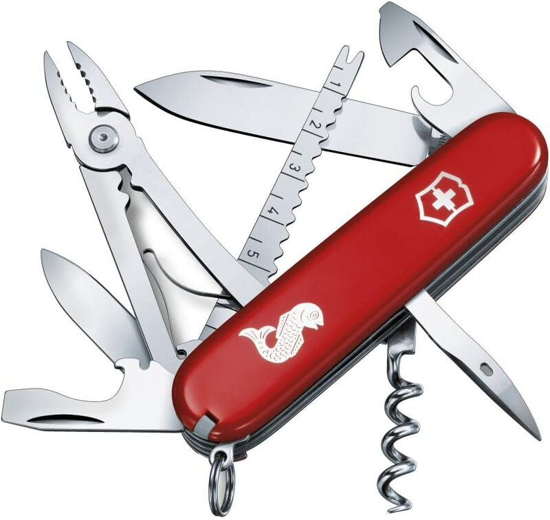 Victorinox Vissers Zwitserse Zakmes - Rood, 91 mm