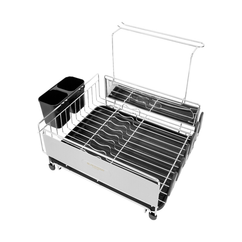 Deluxe Dish Drainer Black