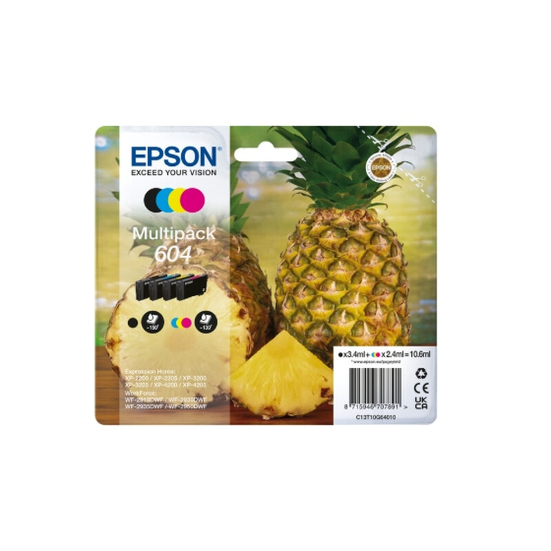 Epson Pineapple 604 Multipack Multipack Ink