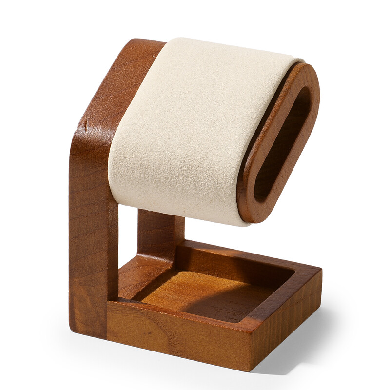 Oirlv houten sieradenorganizer armband- en horlogedisplaystandaard sieradenopberghouder horlogerek horlogedisplaydecoratie voor vitrines