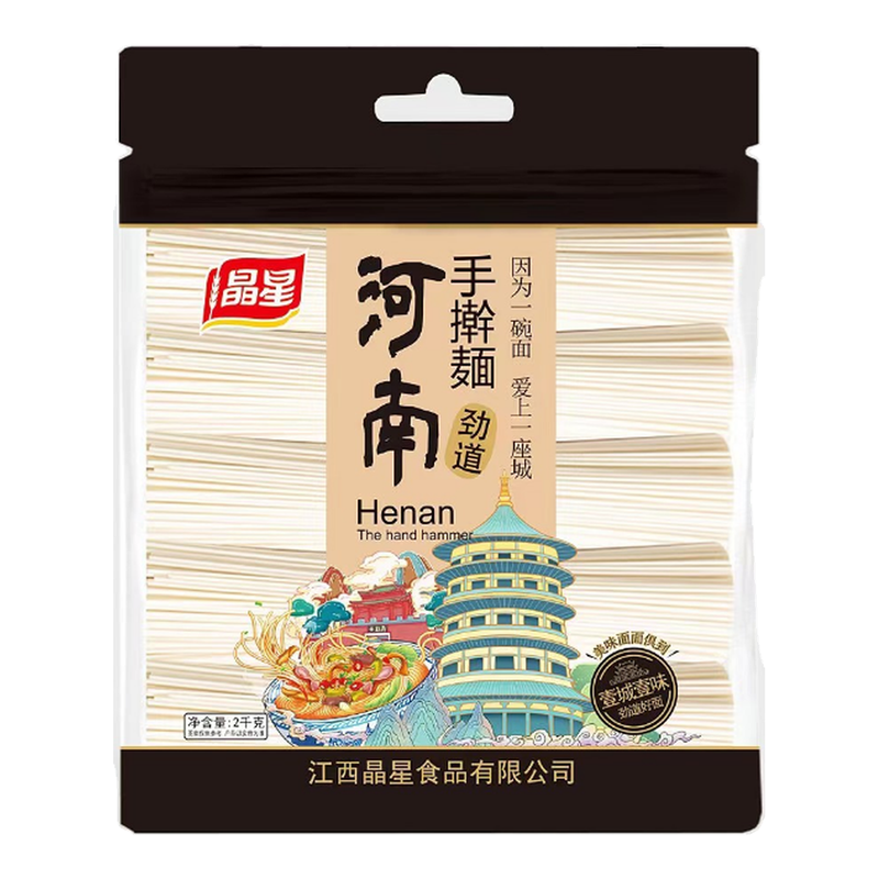 Jing Xing Henan handgemaakte noedels 2 kg