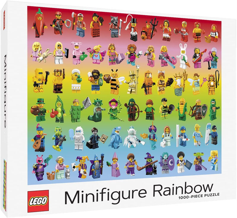 Rainbow Minifigure Puzzle