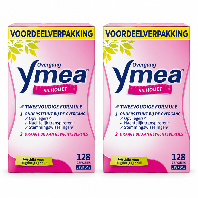Ymea Silhouet Soutien Ménopause Pack Économique – 2 × 128 Capsules