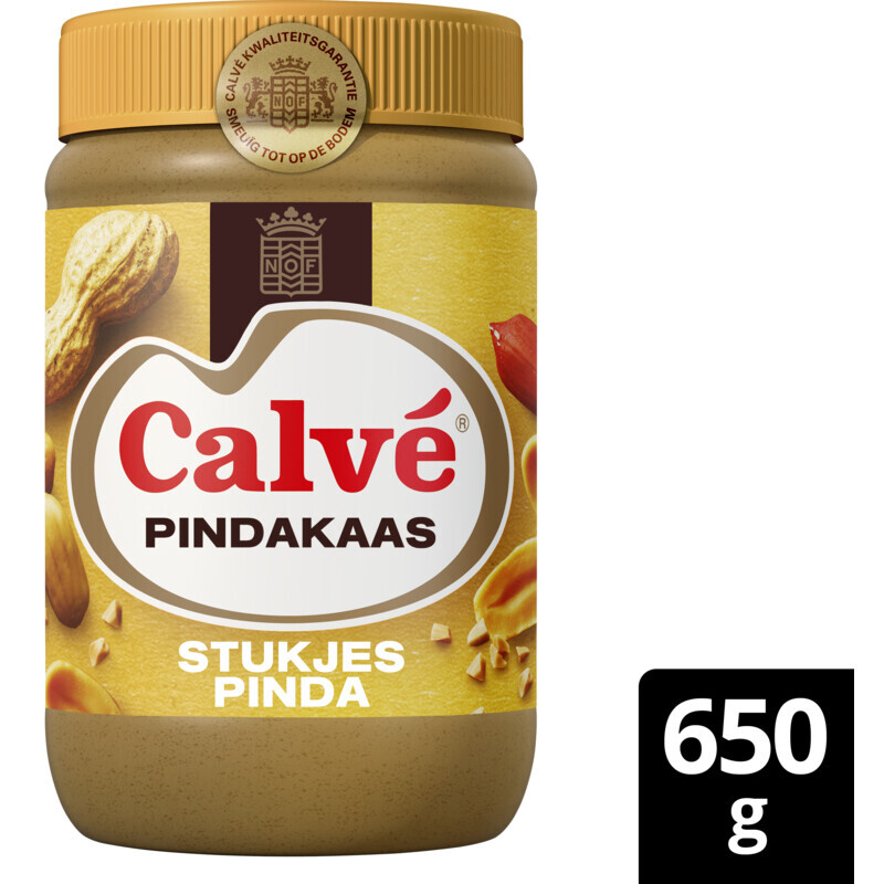 Calve Crunchy Pindakaas - 650 g