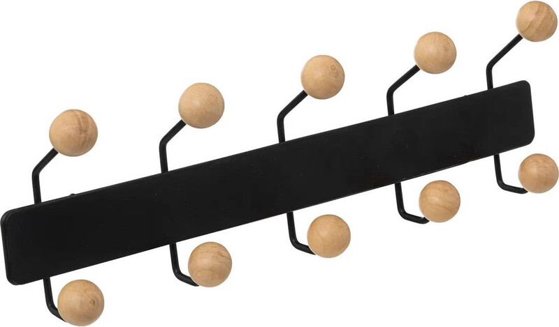 Hängeregal mit 10 Haken für Holzballen