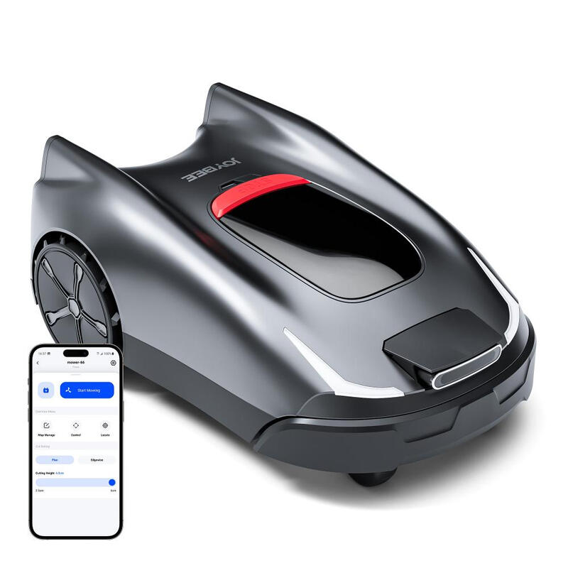 Joybee K2 Robotmaaier zonder Begrenzingsdraad, Volautomatisch voor 3000 m², RTK+Vision Navigatie, Virtuele Begrenzing Multi-Zone Beheer, App-bediening, Intelligente Obstakelvermijding