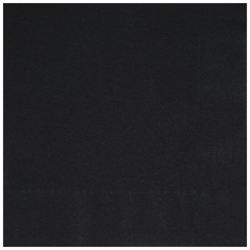 Unique Party Black Cocktail Napkins, Pack of 20, Premium Disposable Paper Party Tableware for Elegant Beverage Service