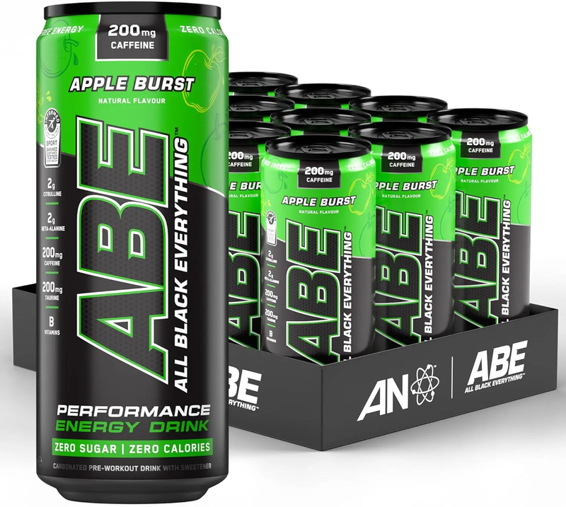 ABE Energy Drink Apple and Elderflower - 12 x 330 ml