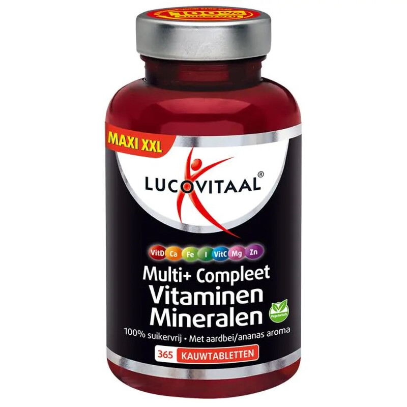 Lucovitaal Multi Complete Vitamines & Mineralen 365 Kauwtabletten
