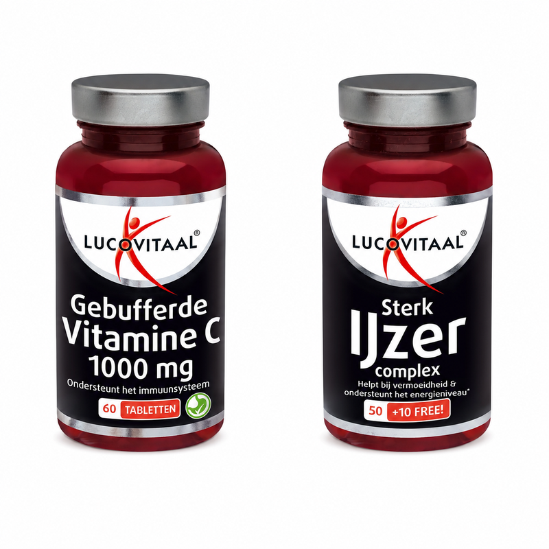 Lucovitaal Vitamine C & IJzer Ondersteuning Bundel