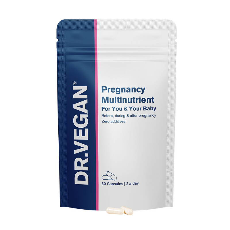 Dr.vegan Red Pregnancy Multinutrient Prenatal Support Capsules - 60 Capsules