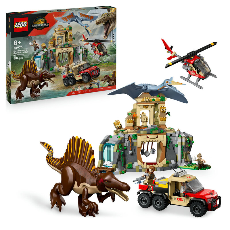 LEGO Jurassic World 76976 Spinosaurus en Quetzalcoatlus luchtmissie
