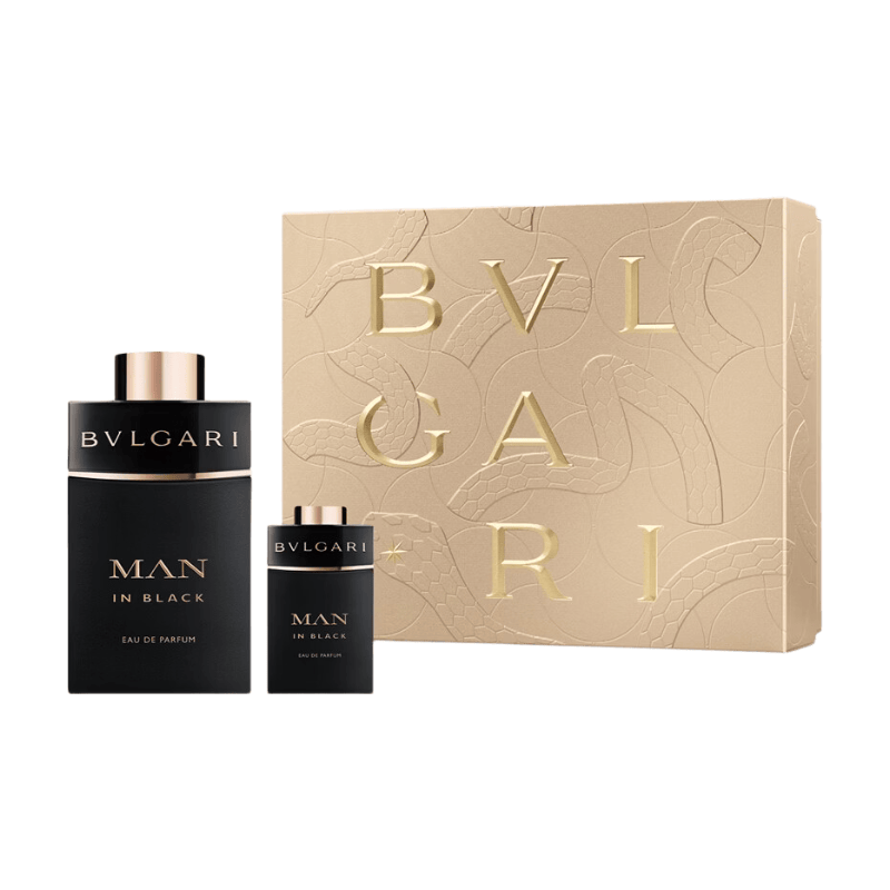 Bvlgari Man In Black Duft-Geschenkset für Herren - EDP 100 ml + EDP 15 ml (2025 Edition)
