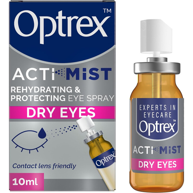 Optrex Actimist Dry Eyes Rehydrating & Protecting Eye Spray 10Ml
