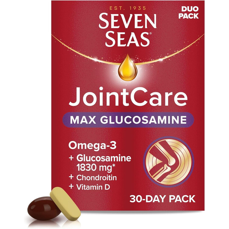 Seven Seas Jointcare Max Capsules With High Strength Glucosamine & Omega-3 - 30 Capsules