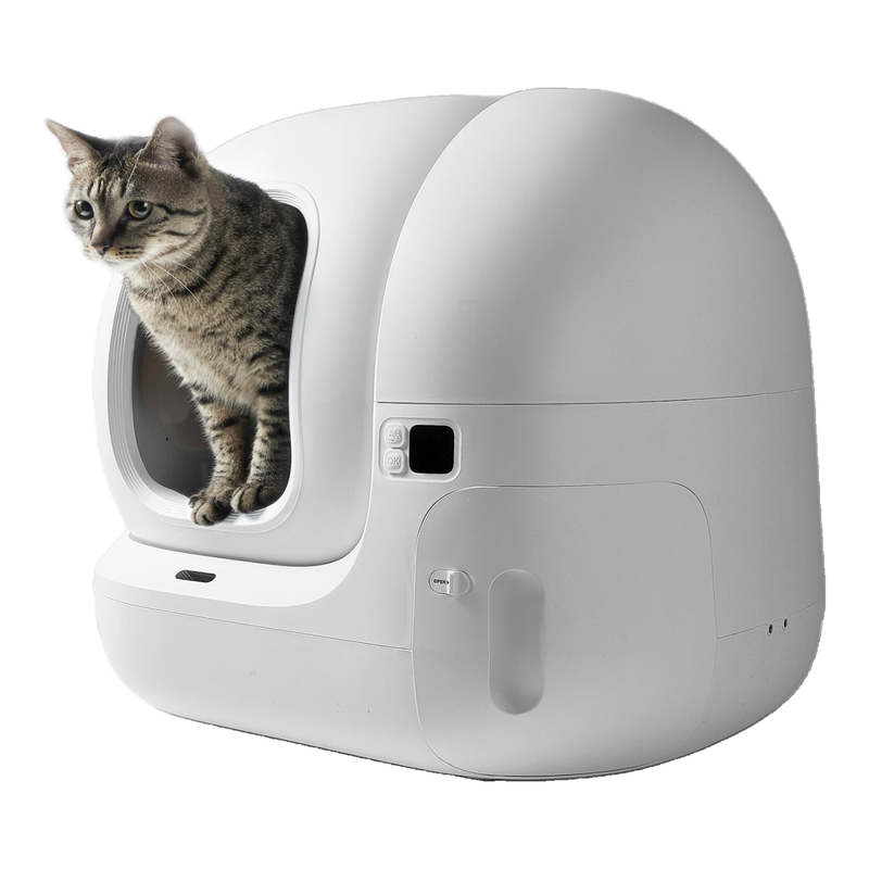 Petkit Light Pura Max 2 Self-Cleaning Cat Litter Box Tray, 76 L Cat Litter Tray, Self-Cleaning, Xsecure, Pura Max 2 For Multiple Cats (Deodorant And Sand Cushion Free, With N50, With 2 Trash Bags)