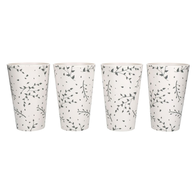 Kitchencraft Natural Elements Tumblers 450Ml Eco-Friendly Recycled Plastic Set Of 4