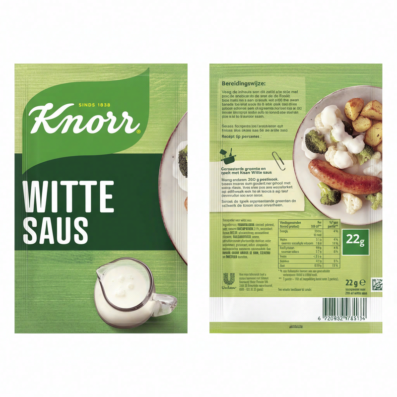 Knorr Mix Sauce Wit - 22 g