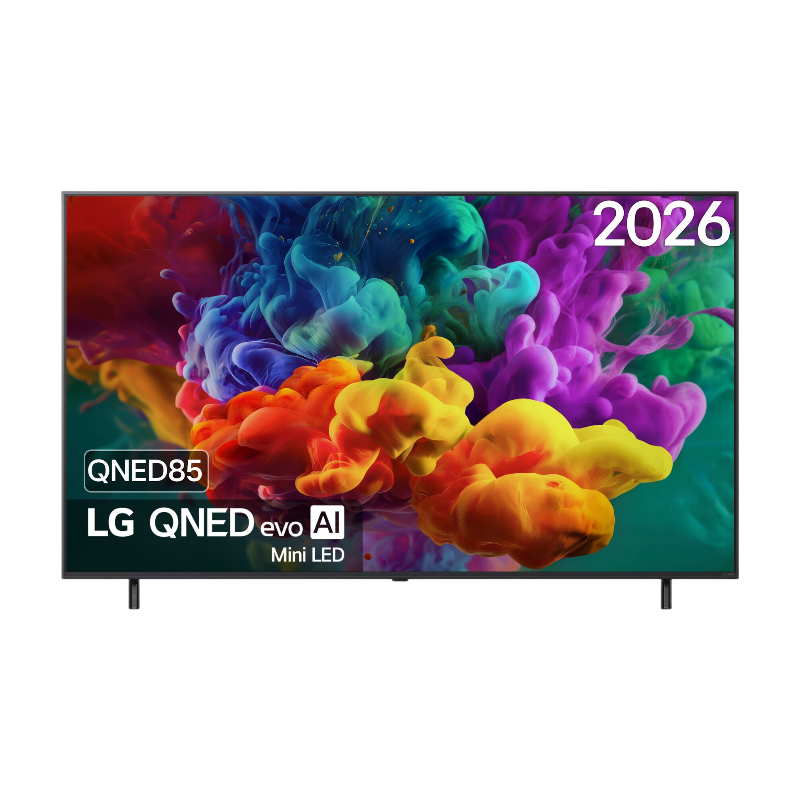 LG 65QNED83B6A 65 inch QNED evo Mini LED 4K Smart TV, α8 AI Processor 4K Gen3, 120 Hz, VRR 144 Hz, Dolby Vision, Dolby Atmos, webOS 26, AMD FreeSync Premium, Zwart