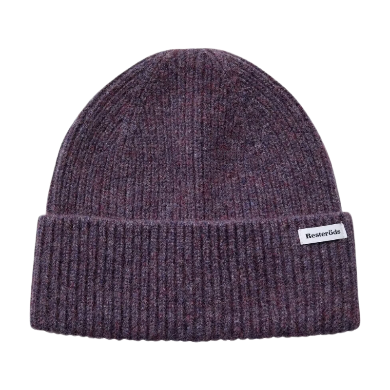 Resteröds Bonnet d'hiver en laine isolante, ajustement classique, Lila