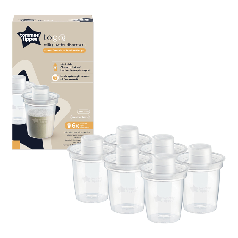 Tommee Tippee Milk Powder Dispensers 6 Packs