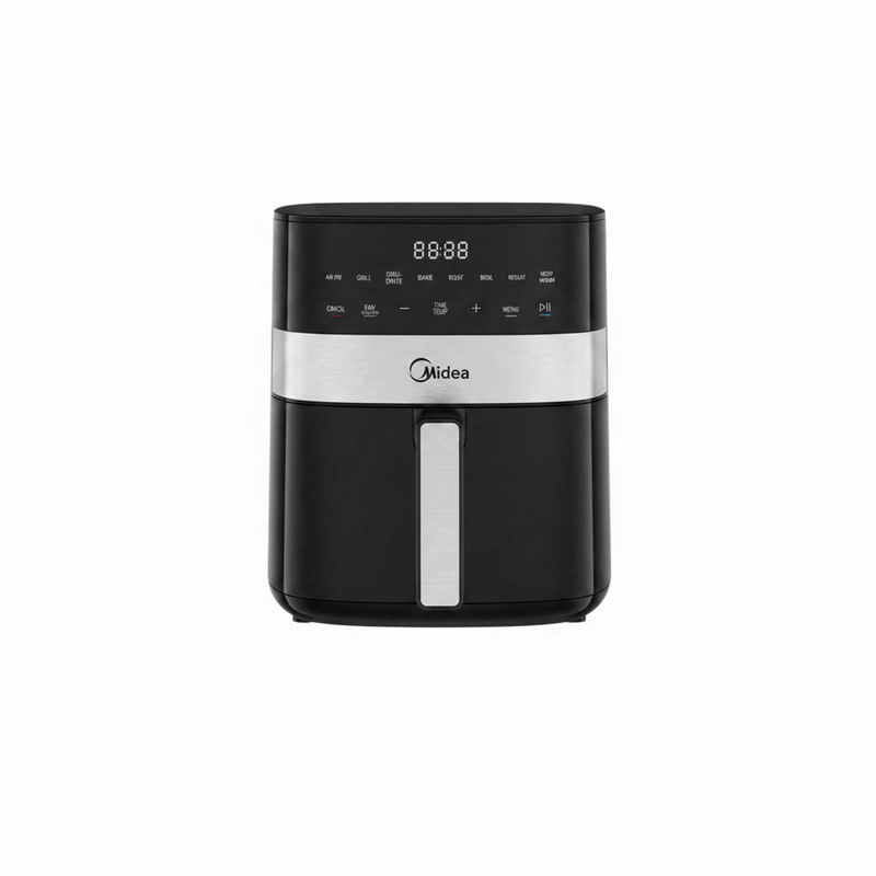 Midea MF-CN65E digitale airfryer, 6,5 L, zwart
