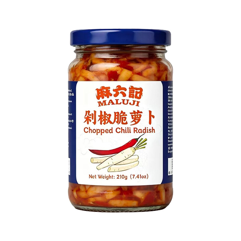 Ma Liu Ji Chopped Pepper Crunchy Radish 210g