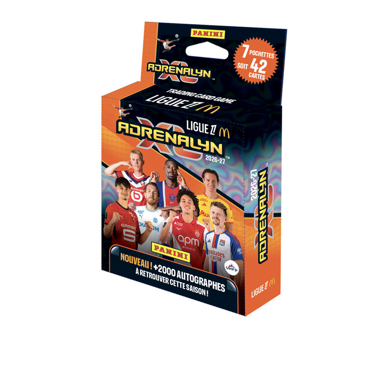 Cartes à collectionner Panini Adrenalyn Ligue 1 McDonald’ 2026 27 Blister 7 pochettes - vue 7
