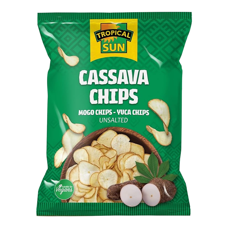 Tropical Sun Cassava Chips Unsalted 80G