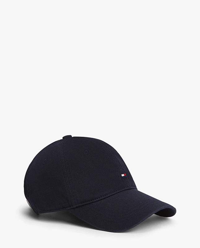 Tommy Hilfiger Blue Accessories Hilfiger Flag Embroidery Baseball Cap - Space
