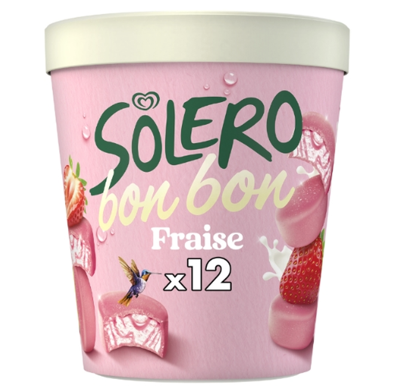 OLA Solero Bonbon Aardbei 12 x 16 ml