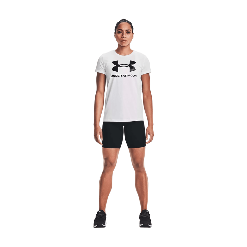 Under Armour Dames T-shirt Korte Mouwen Wit Sportstyle Collectie L