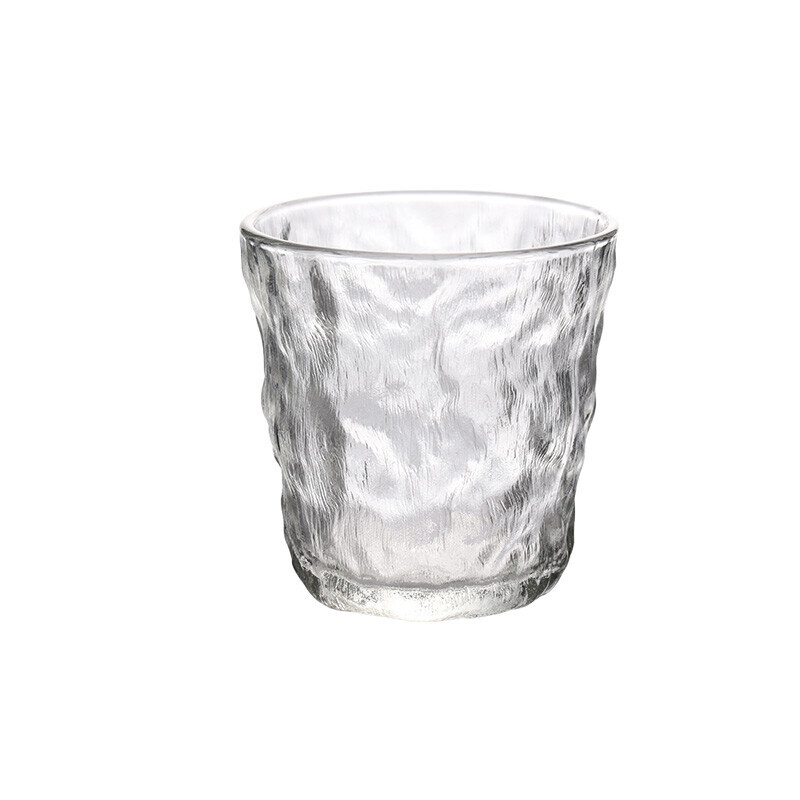 BJ 2 stuks - glazen gletsjerbeker, bierglas, waterglas, damesbeker voor melk, wijn en sap, 300 ml