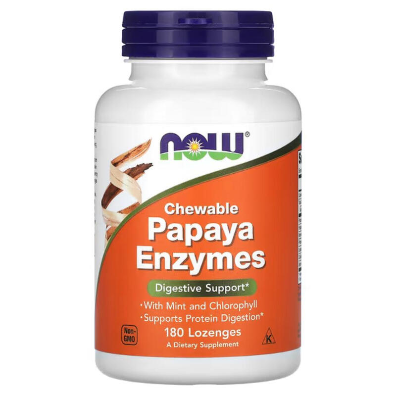 Papaya Enzymes Digestion Chewable - 180 Lozenges
