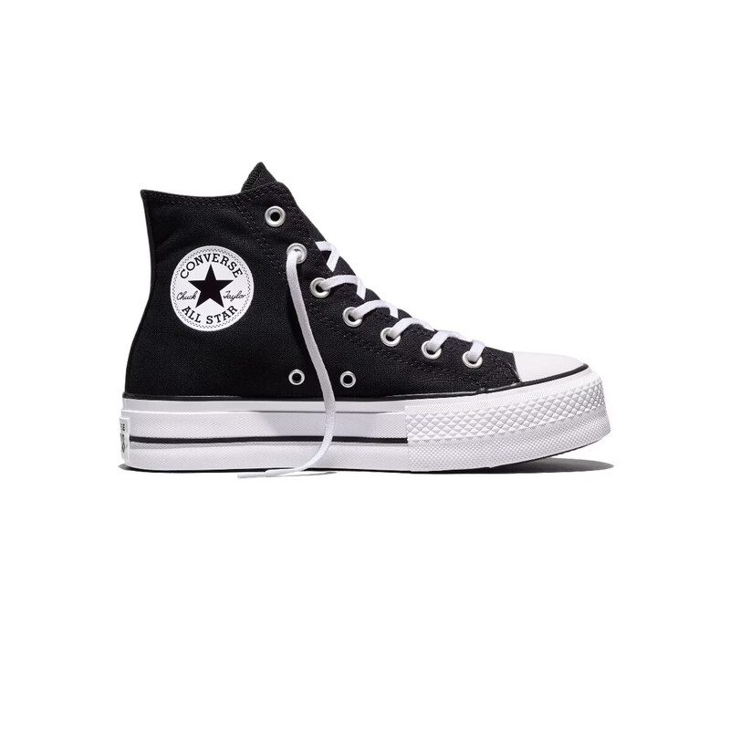 Chuck Taylor All Star Lift Platform Women's High-Top Shoe Black/White/White 560845C