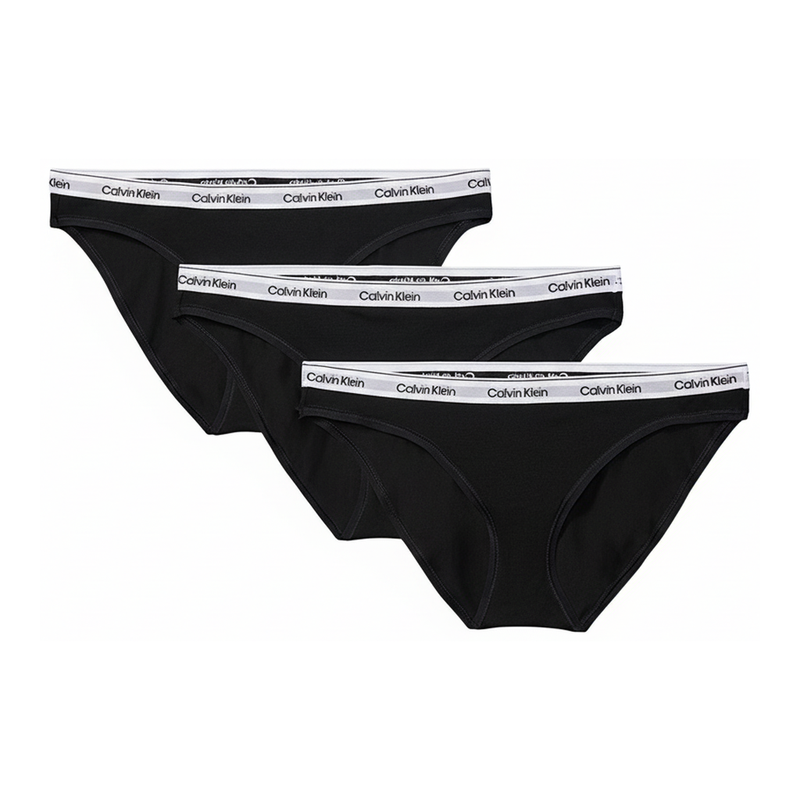 Calvin Klein Bikini-Slips 3er-Pack Icon Logo schwarz XL