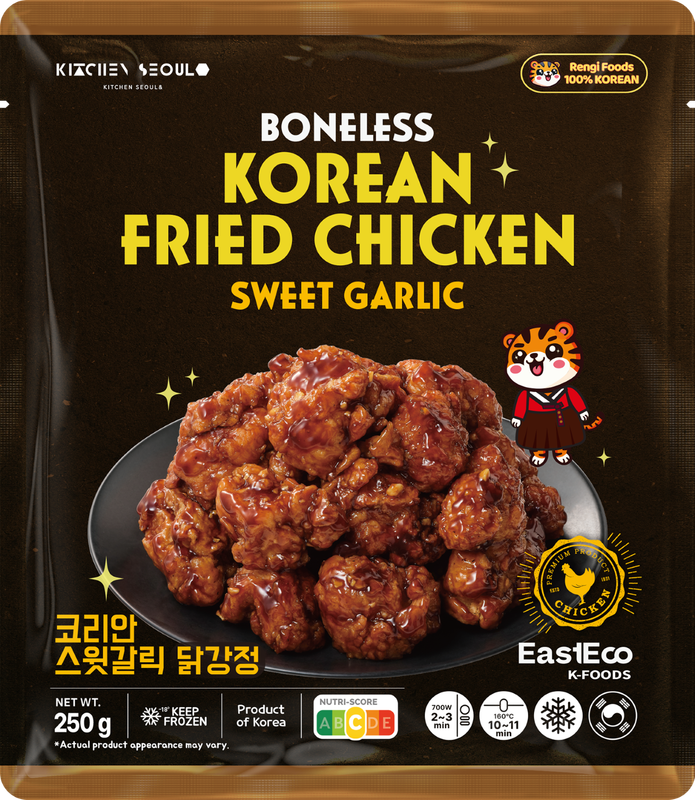 Easteco Korean Boneless Fried Chicken Sweet Garlic 250G