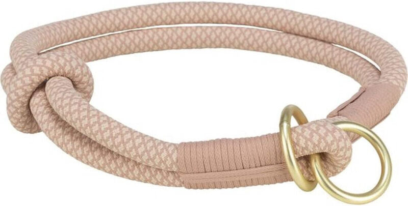 TRIXIE zachte halfslip halsband - roze/lichtroze - 35 cm