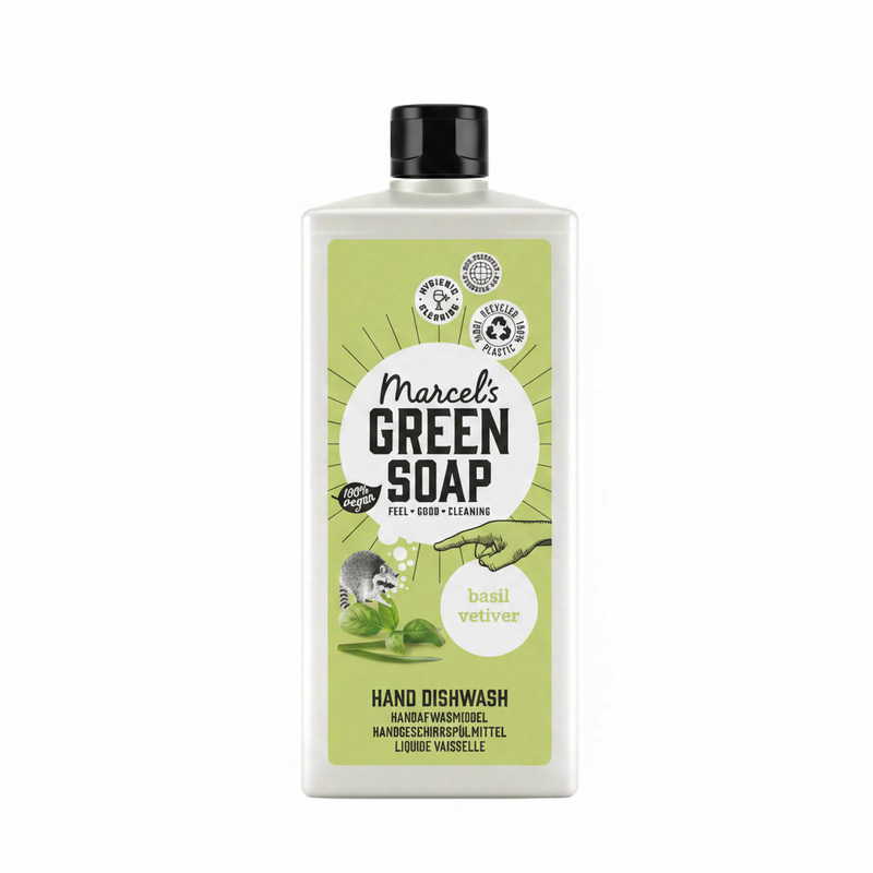 Marcel's GREEN SOAP afwasmiddel basilicum&vetivergras 500 ml