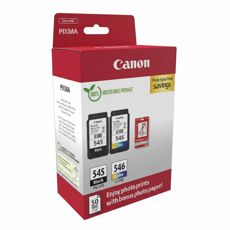 Canon 8287B008 inktcartridge 2 stuk(s) origineel zwart, cyaan, magenta, geel