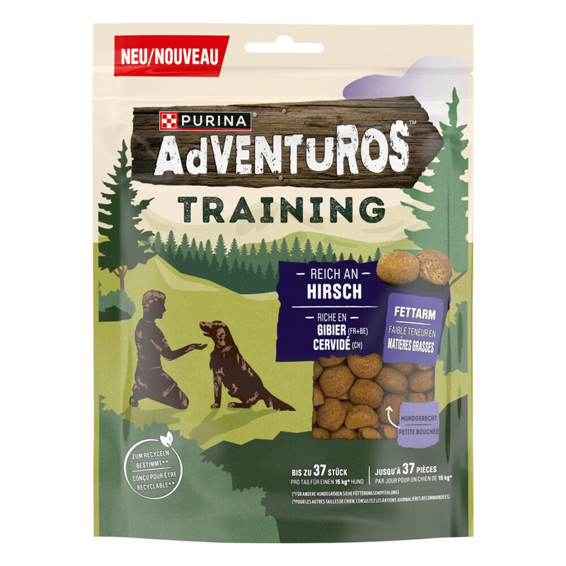 Adventuros Training Treats Hondensnacks Hert 115g