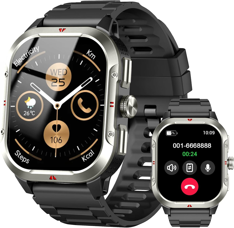 Jugeman V10 Zwart Smartwatch Militaire GPS